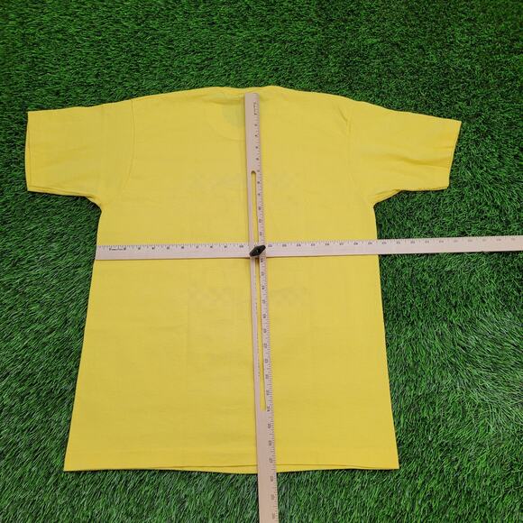 Vintage 80s Amaretto Disaronno Liqueur Shirt Medium 20x28 Yellow - Picture 3 of 12